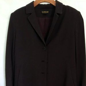 Plum overcoat